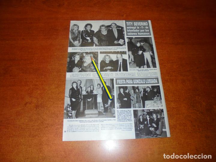 Coleccionismo de Revistas y Peri&oacute;dicos: CLIPPING 1995 TITY SEVERINO. CARMEN SEVILLA. MANOLO MOL&Eacute;S. ANTO&Ntilde;ETE. FIESTA ESCULTOR GONZALO LOSSADA