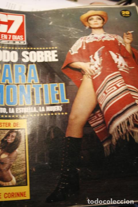 Coleccionismo de revistas y peri&oacute;dicos: SARA MONTIEL EMILIO LAGUNA SHIRLEY WINTER DAVID CARPENTER 1973 CINE EN 7 DIAS N&ordm; 643