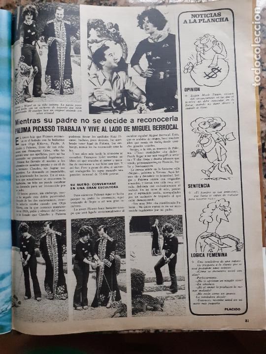 Coleccionismo de Revistas y Peri&oacute;dicos: paloma picasso miguel berrocal