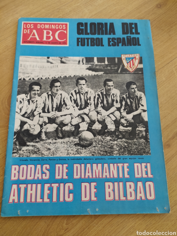 Coleccionismo de Revistas y Peri&oacute;dicos: T2 los domingos de ABC. A&ntilde;o 1973. Bodas diamante Athletic de Bilbao. Gloria del f&uacute;tbol espa&ntilde;ol