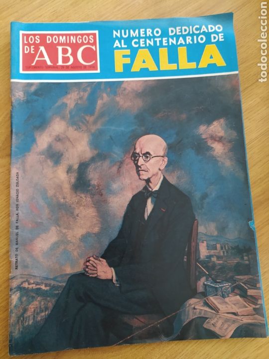 Coleccionismo de Revistas y Peri&oacute;dicos: T2 los domingos de ABC. A&ntilde;o 1976. Centenario de Manuel de Falla