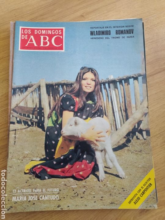 Coleccionismo de Revistas y Peri&oacute;dicos: T2 los domingos de ABC. A&ntilde;o 1975 Mar&iacute;a Jos&eacute; Cantudo. Romanov