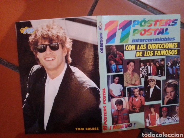 Coleccionismo de Revistas y Peri&oacute;dicos: 11 posters postal intercambiables obsequio de la revista super pop