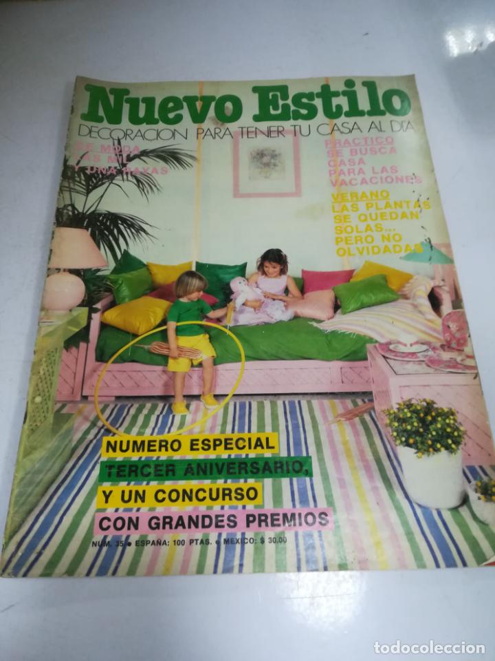 Colecionismo de Revistas e Jornais: REVISTA. NUEVO ESTILO. N&ordm; 35. MEXICO. NUMERO ESPECIAL TERCER ANIVERSARIO