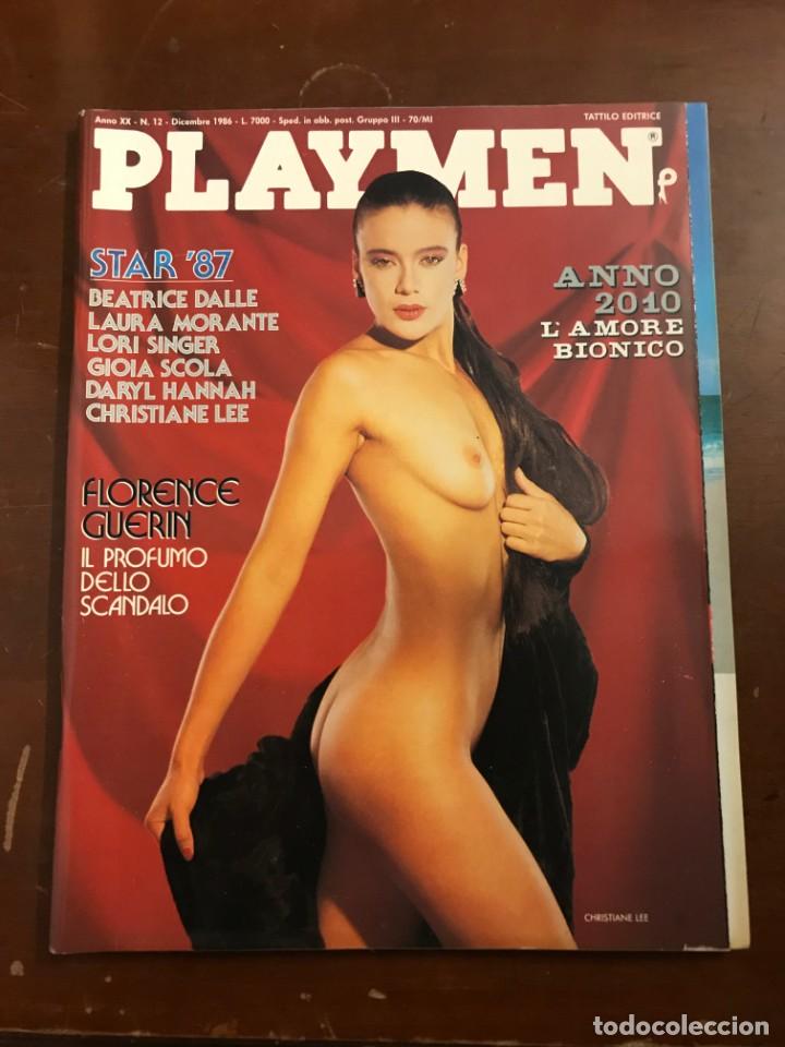 Coleccionismo de revistas y peri&oacute;dicos: PLAYMEN DICEMBRE 1986 DARYL HANNAH CHRISTIANE LEE LORI SINGER GIOIA SCOLA TATTILO EDIZIONI