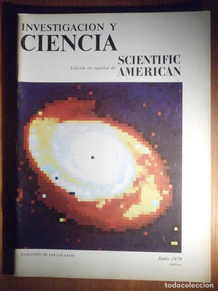 Colecionismo de Revistas e Jornais: INVESTIGACI&Oacute;N Y CIENCIA - SCIENTIFIC AM&Eacute;RICAN - Evoluci&oacute;n de las Galaxias - Junio 1979