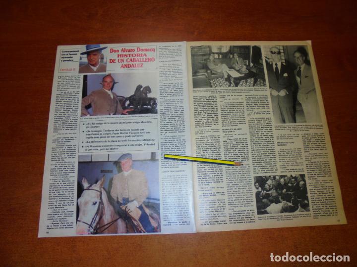 Coleccionismo de revistas y peri&oacute;dicos: CLIPPING 1986: &Aacute;LVARO DOMECQ, CAP. III (MANOLETE) - MIRTA MILLER.