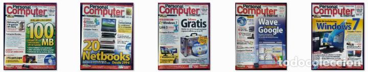Coleccionismo de Revistas y Peri&oacute;dicos: Lote de Cinco Revistas Personal Computer - N&uacute;meros 70, 73, 74, 75, 85