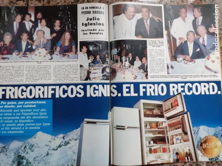 Coleccionismo de Revistas y Peri&oacute;dicos: JULIO IGLESIAS KIRK DOUGLAS MICHAEL PEDRO VARGAS