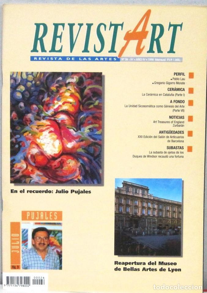 Coleccionismo de Revistas y Peri&oacute;dicos: REVISTART - REVISTA DE LAS ARTES - N&ordm; 26- 1998