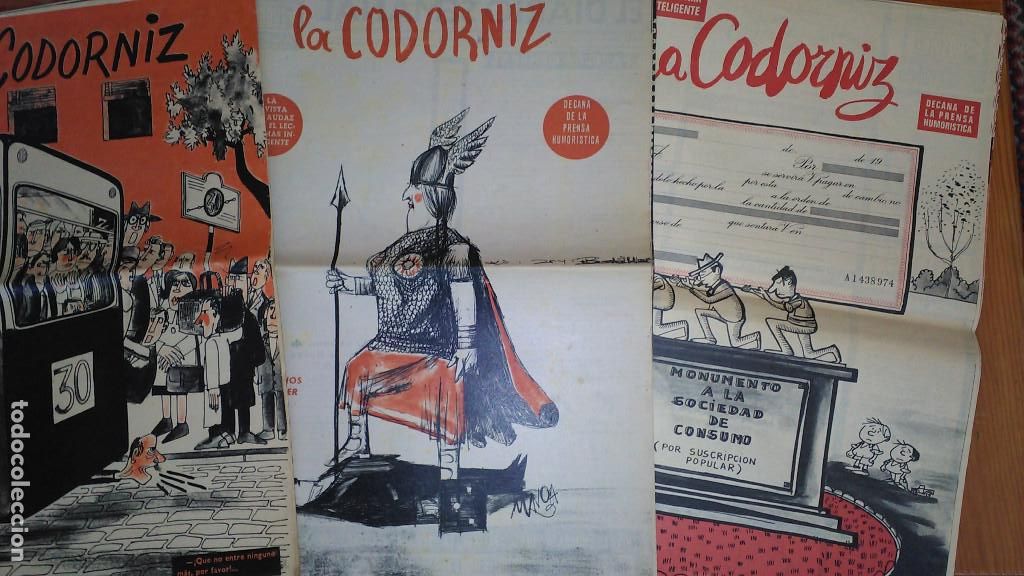 Coleccionismo de Revistas y Peri&oacute;dicos: * REVISTA LA CODORNIZ * N&ordm; 1178 * 14 DE JUNIO DE 1964 * ORIGINAL *