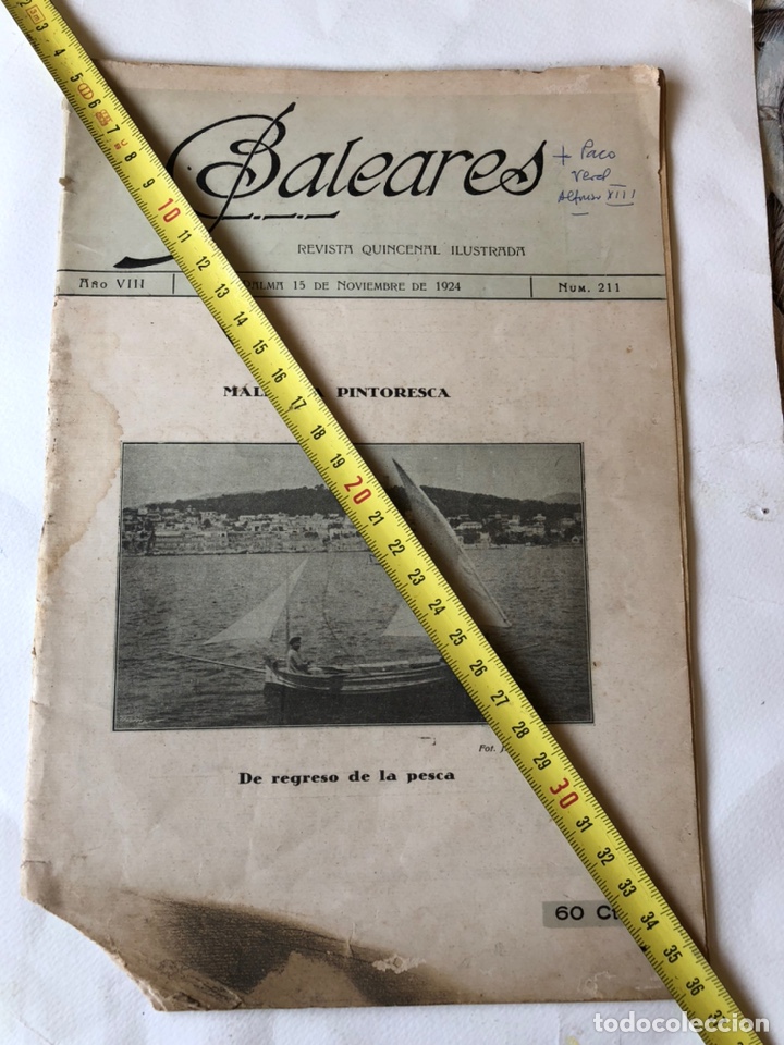 Collection Magazines and Newspapers: BALEARES REVISTA QUINCENAL ILUSTRADA N 211. 15 noviembre 1924.