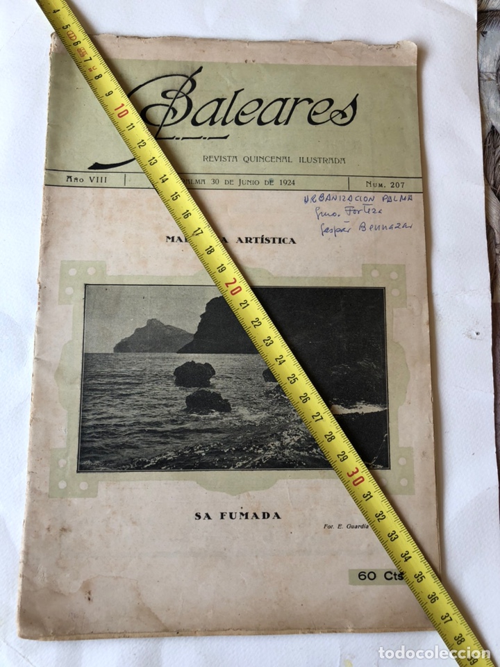 Collection Magazines and Newspapers: BALEARES REVISTA QUINCENAL ILUSTRADA N 207. 30 junio 1924.