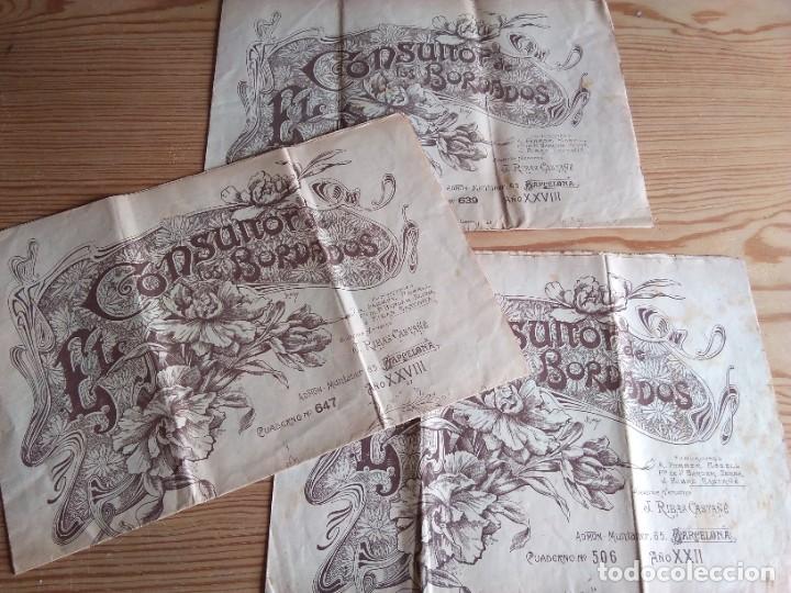 Collection Magazines and Newspapers: El consultor de los bordados n&uacute;m. 506-639-647. A&ntilde;os XXII y XXVIII