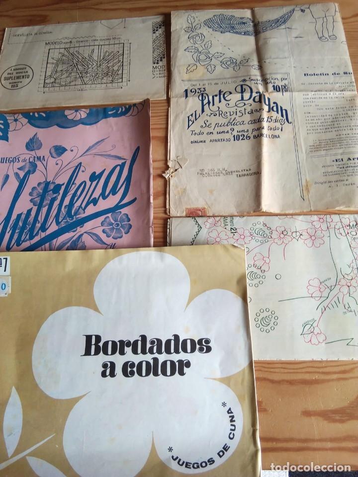 Collection Magazines and Newspapers: Patrones revistas: EL ARTE DAYAN 1933, SUTILEZAS, BORDADOS A COLOR. Juegos de cama, manteler&iacute;as mode