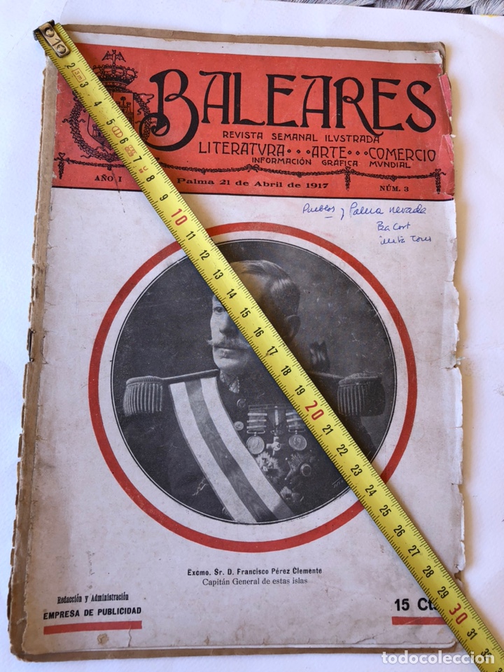 Collection Magazines and Newspapers: BALEARES REVISTA SEMANAL ILUSTRADA N 3. 21 abril 1917.