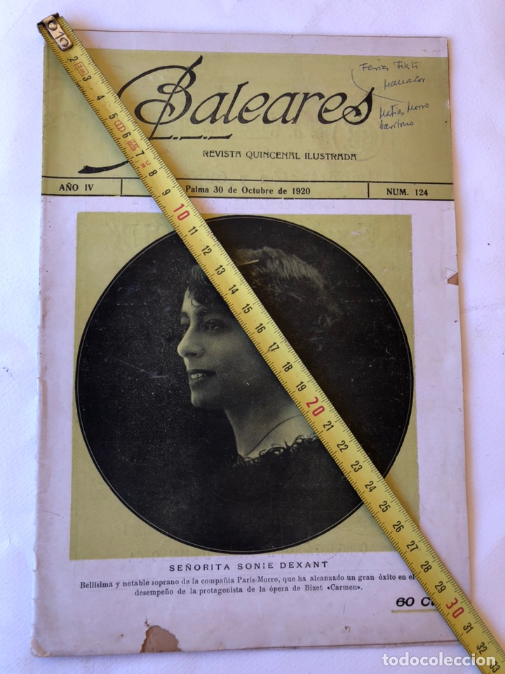 Collection Magazines and Newspapers: BALEARES REVISTA QUINCENAL ILUSTRADA n 124. 30 octubre 1920.