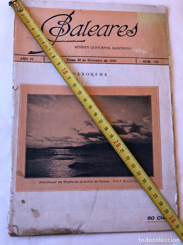 Coleccionismo de Revistas y Peri&oacute;dicos: BALEARES REVISTA QUINCENAL ILUSTRADA n 128. 30 diciembre 1920.