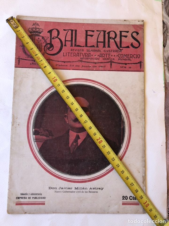 Collection Magazines and Newspapers: BALEARES REVISTA SEMANAL ILUSTRADA n 12. 28 junio 1917.