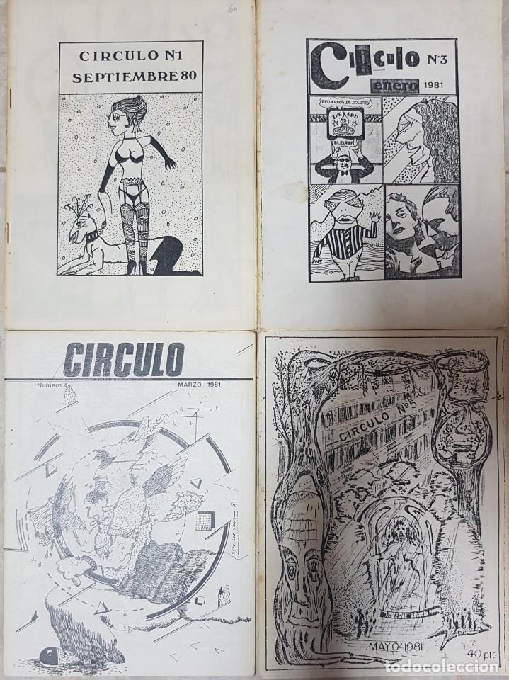Coleccionismo de revistas y peri&oacute;dicos: Lote Fanzine Circulo - Raro - N&deg; 1, 3, 4 y 5 - Movida de los 80