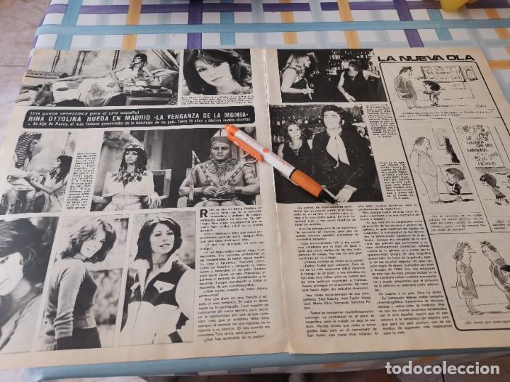 Coleccionismo de Revistas y Peri&oacute;dicos: RINA OTTALINA, CARMEN SEVILLA, REVERSO LATA ACEITE CEPSA SUPER MULTIGRSDO RECORTE REVISTA 1973
