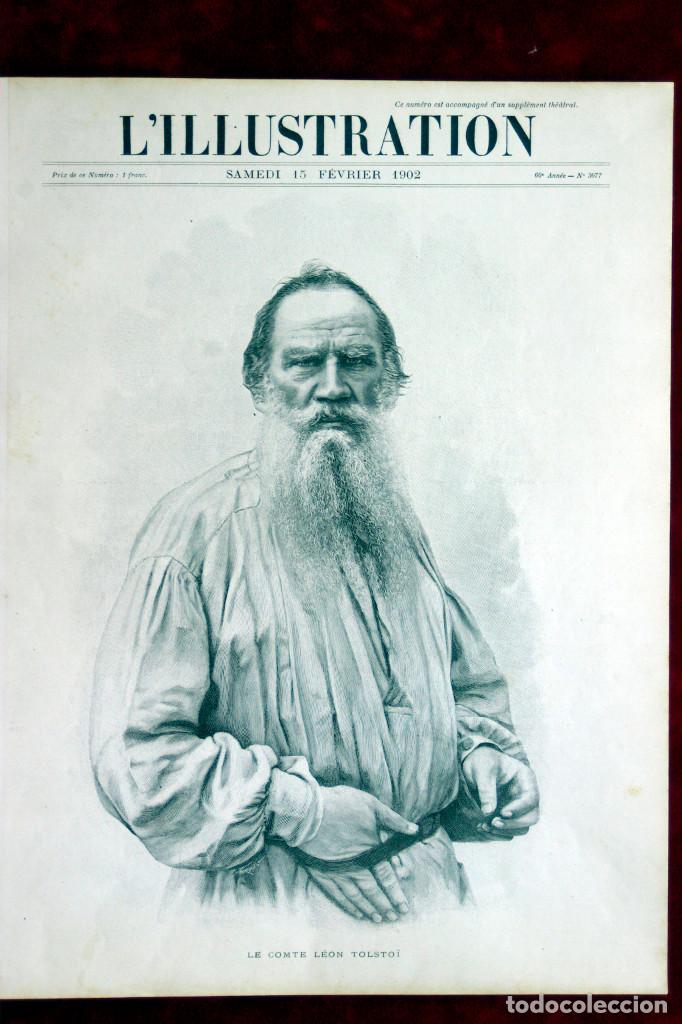 Coleccionismo de Revistas y Peri&oacute;dicos: Leon Tolstoi, Illustration francesa 1902