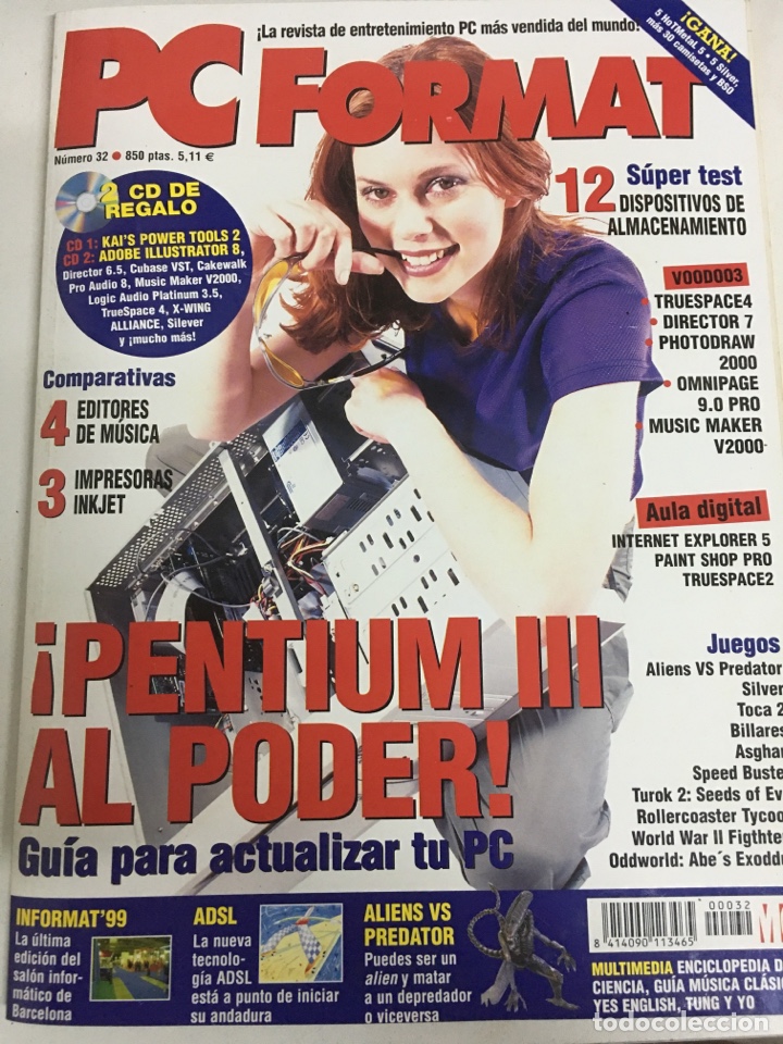 Coleccionismo de revistas y peri&oacute;dicos: PC FORMAT N&deg; 32 JUNIO 1999 - Foto 1