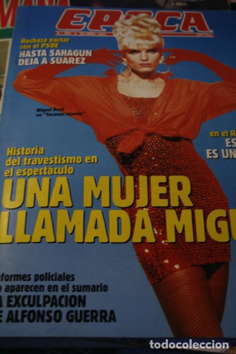 Coleccionismo de Revistas y Peri&oacute;dicos: MIGUEL BOSE MICHAEL JACKSON REVISTA EPOCA N&ordm; 320 1991