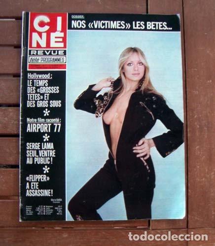 Coleccionismo de Revistas y Peri&oacute;dicos: CINE REVUE / GLORIA GUIDA, ALEXIS SMITH, SERGE LAMA, AEROPUERTO 77