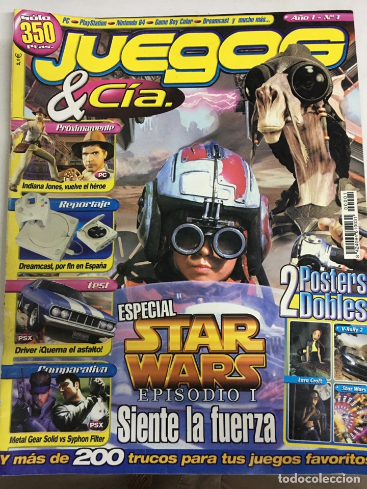 Coleccionismo de Revistas y Peri&oacute;dicos: REVISTA JUEGOS & CIA N&deg;1 A&Ntilde;O 1 STAR WARS EPISODIO I