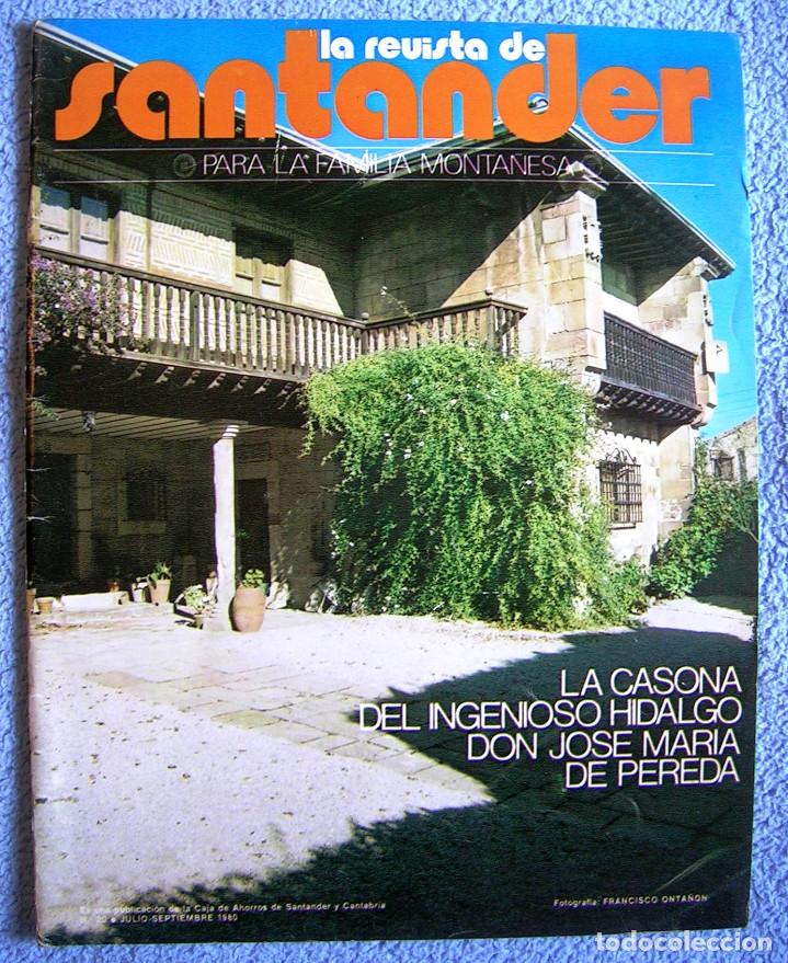 Coleccionismo de revistas y peri&oacute;dicos: LA REVISTA DE SANTANDER CANTABRIA - SEPBRE80- ABASCAL - CRESPO DE LARA - VIRGEN DEL MAR -CASA PEREDA