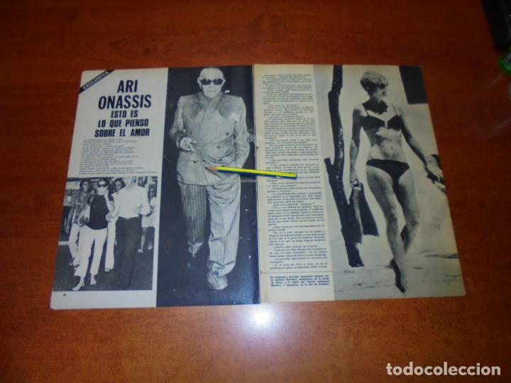Coleccionismo de revistas y peri&oacute;dicos: CLIPPING 1974: ARIST&Oacute;TELES ONASSIS, JACQUELINE ONASSIS