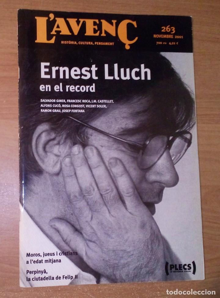 Coleccionismo de Revistas y Peri&oacute;dicos: L'AVEN&Ccedil; 263, 2001 (DOSSIER ERNEST LLUCH / MOROS, JUEUS I CRISTIANS A L'EDAT MITJANA / PERPINY&Agrave;)