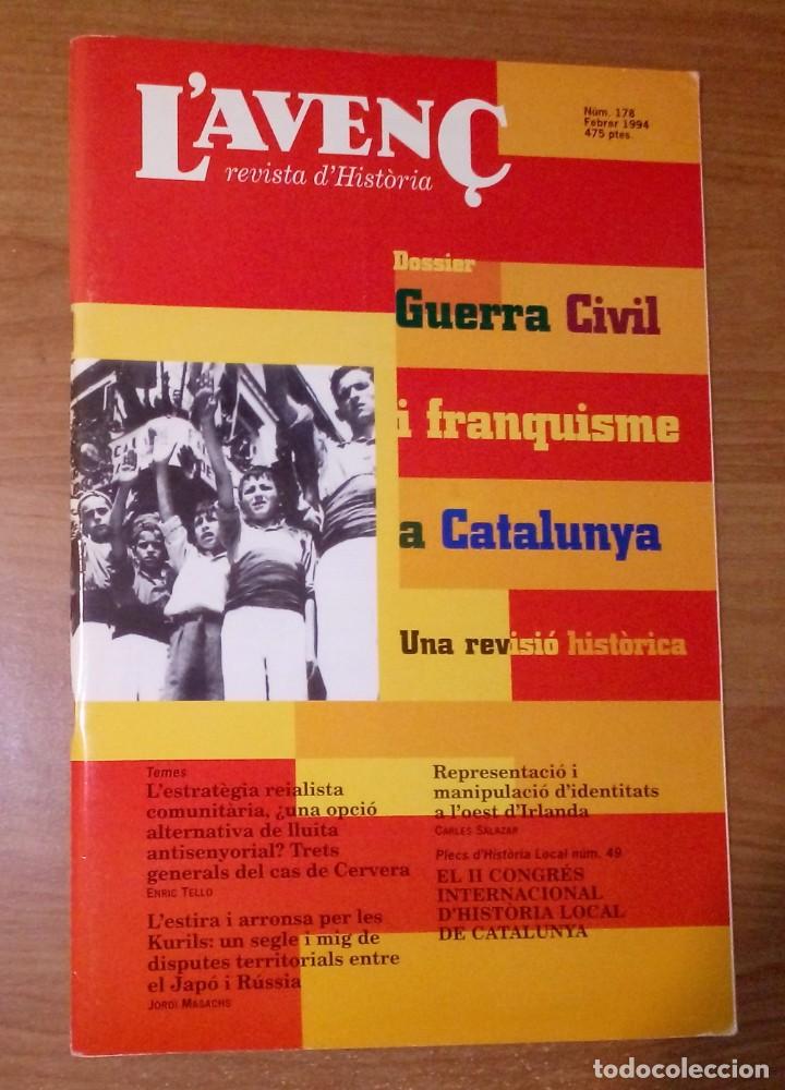 Sammeln von Zeitschriften und Zeitungen: L'AVEN&Ccedil;. REVISTA D'HIST&Ograve;RIA 178, 1994 - GUERRA CIVIL I FRANQUISME A CATALUNYA, JAP&Oacute; I R&Uacute;SSIA