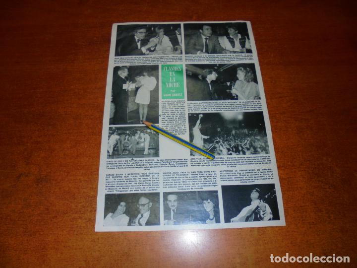 Coleccionismo de revistas y peri&oacute;dicos: CLIPPING 1982: VICTORIA VERA. MANOLO ESCOBAR. JOS&Eacute; VELEZ EN GINEBRA. MARI CRUZ SORIANO. CARLOS SAURA