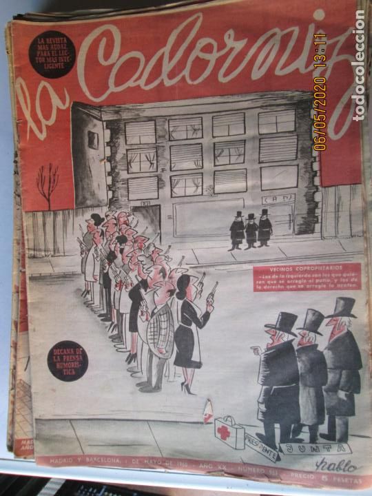 Coleccionismo de Revistas y Peri&oacute;dicos: LA CODORNIZ N&ordm; 963 - 01-05-1960 - LA REVISTA MAS AUDAZ PARA EL LECTOR MAS INTELIGENTE