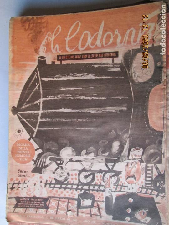 Coleccionismo de Revistas y Peri&oacute;dicos: LA CODORNIZ N&ordm; 956 - 13-03-1960 - LA REVISTA MAS AUDAZ PARA EL LECTOR MAS INTELIGENTE