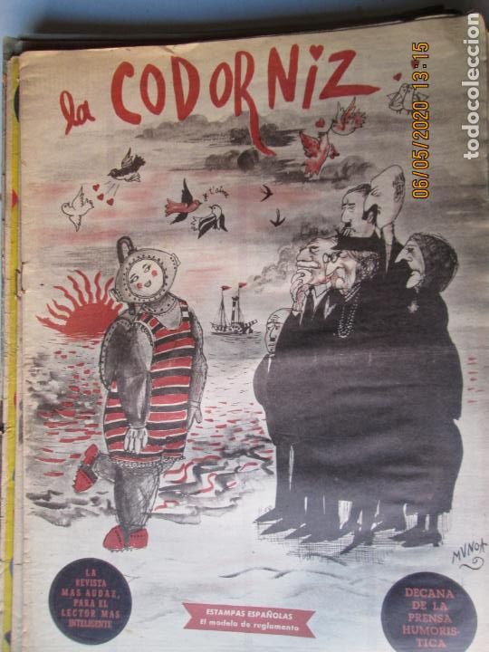 Coleccionismo de Revistas y Peri&oacute;dicos: LA CODORNIZ N&ordm; 876- 31-08-1958 - LA REVISTA MAS AUDAZ PARA EL LECTOR MAS INTELIGENTE