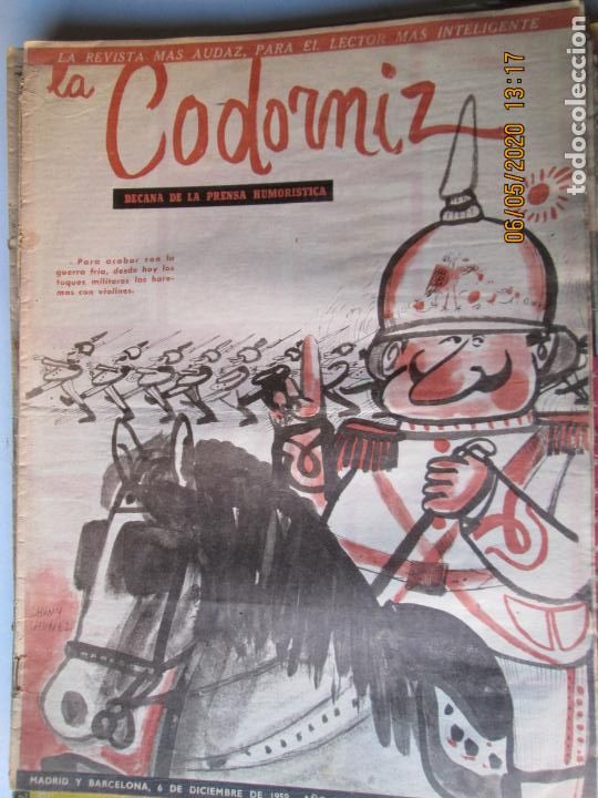 Coleccionismo de Revistas y Peri&oacute;dicos: LA CODORNIZ N&ordm;942 -06-12-1959 - LA REVISTA MAS AUDAZ PARA EL LECTOR MAS INTELIGENTE