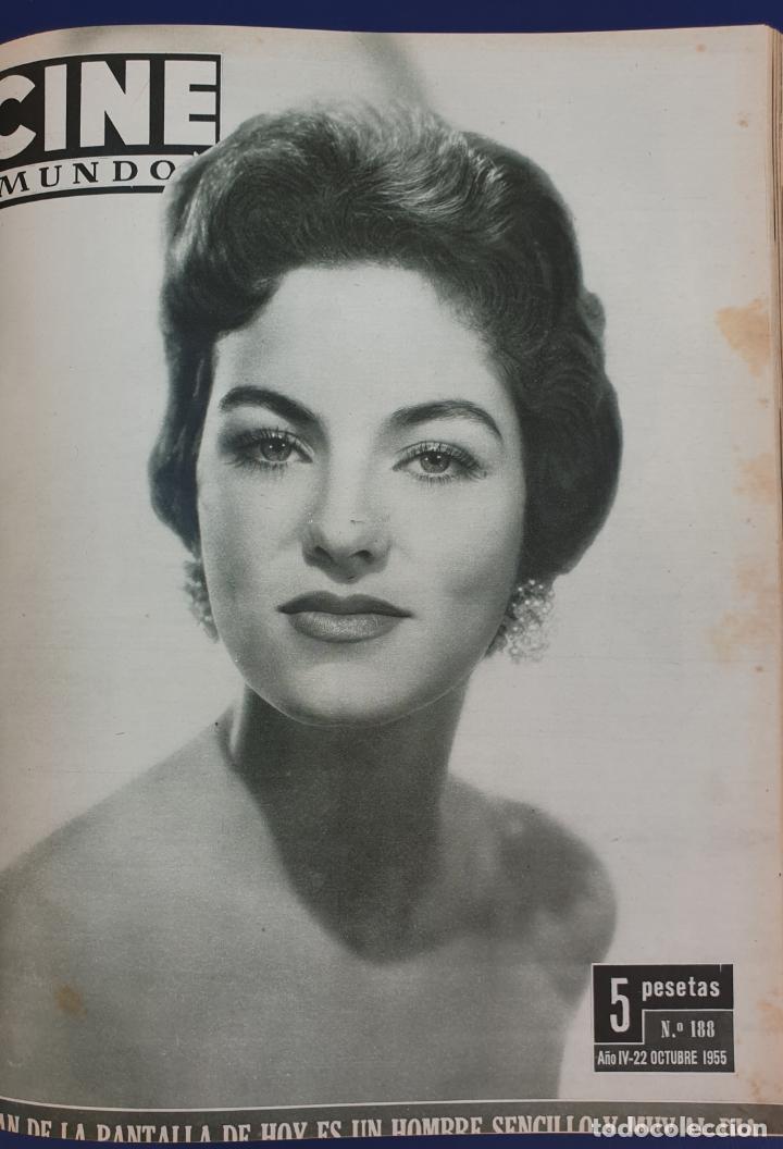 Coleccionismo de Revistas y Peri&oacute;dicos: REVISTA CINE MUNDO 1955 JEANETTE MILLER MOTGOMERY CLIFT WILLIAM HOLDEN