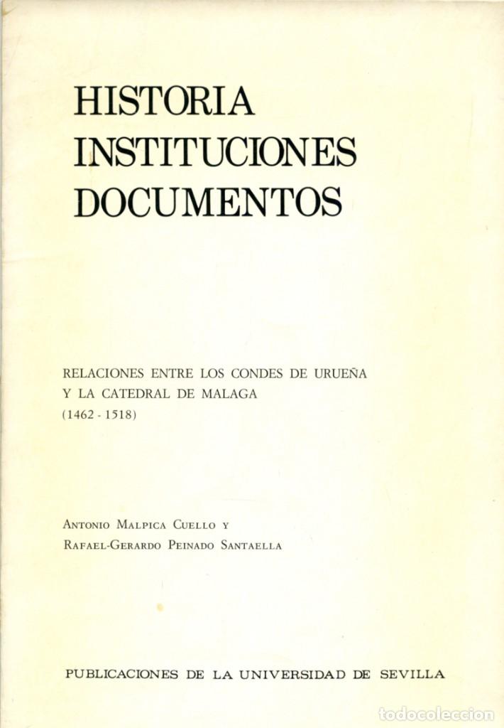 Coleccionismo de Revistas y Peri&oacute;dicos: SEPARATA. RELACIONES ENTRE LOS CONDES DE URE&Ntilde;A Y LA CATEDRA... Ed. Univ. de Sevilla. 1975. Pp. 23