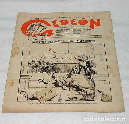 Collection Magazines and Newspapers: GEDE&Oacute;N N&ordm; 49-1896-DIBUJOS MOYA-SILENO-HUMOR SAT&Iacute;RICO POL&Iacute;TICA-SEMANARIO-REVISTA-PERIODICO-CARICATURA