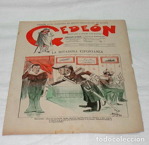 Collection Magazines and Newspapers: GEDE&Oacute;N N&ordm; 50-1896-DIBUJOS MOYA-SILENO-HUMOR SAT&Iacute;RICO POL&Iacute;TICA-SEMANARIO-REVISTA-PERIODICO-CARICATURA