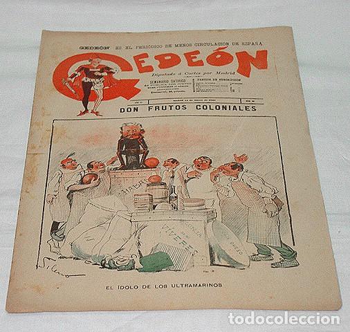 Collection Magazines and Newspapers: GEDE&Oacute;N N&ordm; 62-1897-DIBUJOS MOYA-SILENO-HUMOR SAT&Iacute;RICO POL&Iacute;TICA-SEMANARIO-REVISTA-PERIODICO-CARICATURA