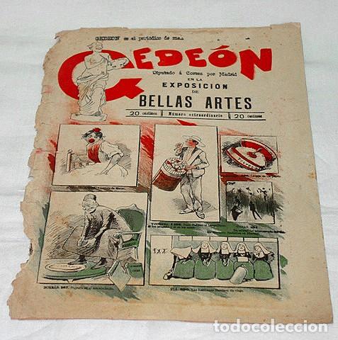 Collezionismo di Riviste e Giornali: GEDE&Oacute;N N&ordm; NUMERO EXTRAORDINARIO-1897-DIBUJOS MOYA-SILENO-HUMOR SAT&Iacute;RICO POL&Iacute;TICA-REVISTA-PERIODICO