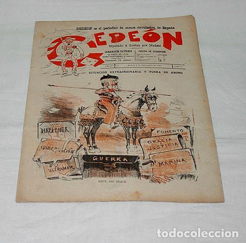 Collection Magazines and Newspapers: GEDE&Oacute;N N&ordm; 95-1897-DIBUJOS MOYA-SILENO-HUMOR SAT&Iacute;RICO POL&Iacute;TICA-SEMANARIO-REVISTA-PERIODICO-CARICATURA