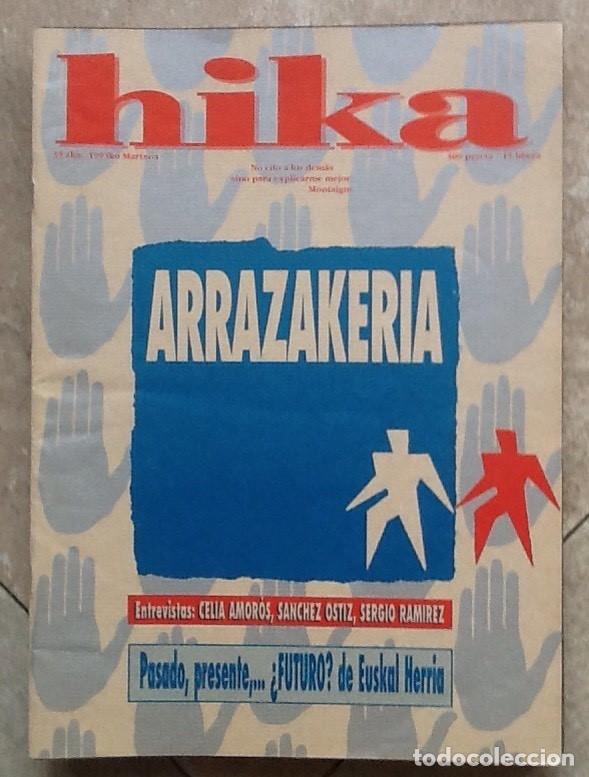 Coleccionismo de revistas y peri&oacute;dicos: Hika n&ordm; 35, 1993. Zutik, Izquierda radical Euskadi. Fundamentalmente castellano. Interesante dise&ntilde;o