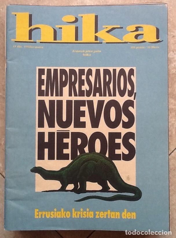 Collection Magazines and Newspapers: Hika n&ordm; 41, 1993. Zutik, Izquierda radical Euskadi. Fundamentalmente castellano. Interesante dise&ntilde;o