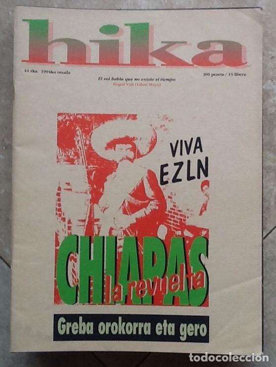 Coleccionismo de revistas y peri&oacute;dicos: Hika n&ordm; 44, 1994. Zutik, Izquierda radical Euskadi. Fundamentalmente castellano. Interesante dise&ntilde;o