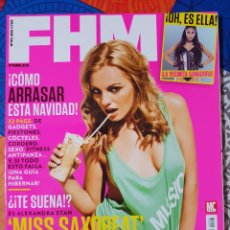 Coleccionismo de Revistas y Periódicos: FHM CON LA TREMENDA CANTANTE ALEXANDRA STAN,OLGA FONDA(ACERO PURO CON HUGH JACKMAN) ANTONIO BANDERAS. Lote 209743003